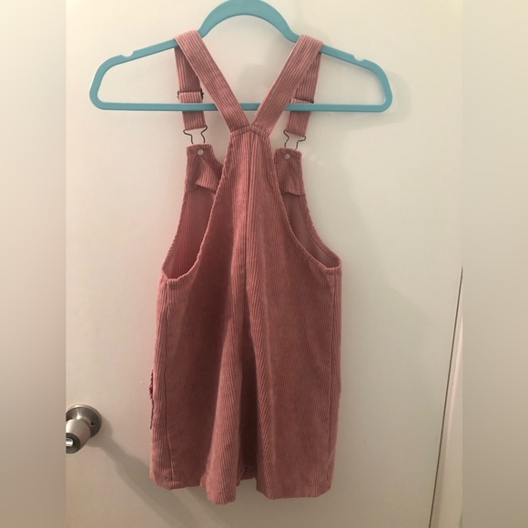 EUC,Trende Girl, Size 8, Dusty Rose Corduroy Dress with Buttons down the front - Picture 3 of 5